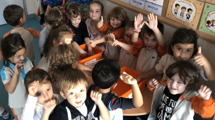 Mimarsinan Okyanus Koleji Okul Öncesi Mercanlar Grubu Fen Etkinliğinde