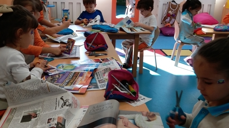 Mimarsinan Okyanus Koleji Okul Öncesi Yıldızlar Grubu Sanat Etkinliğinde