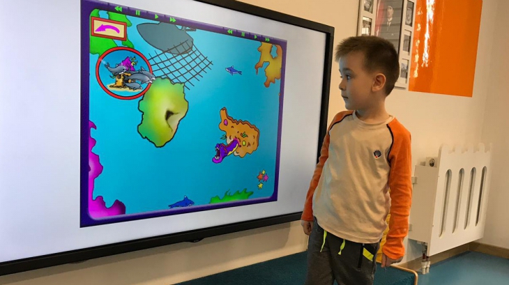 Okul Öncesi Bulutlar sınıfı Öğrencileri Fastrackids  dersinde