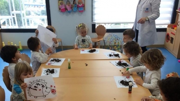 Okul Öncesi Çiçekler Grubu Sanat Etkinliğinde
