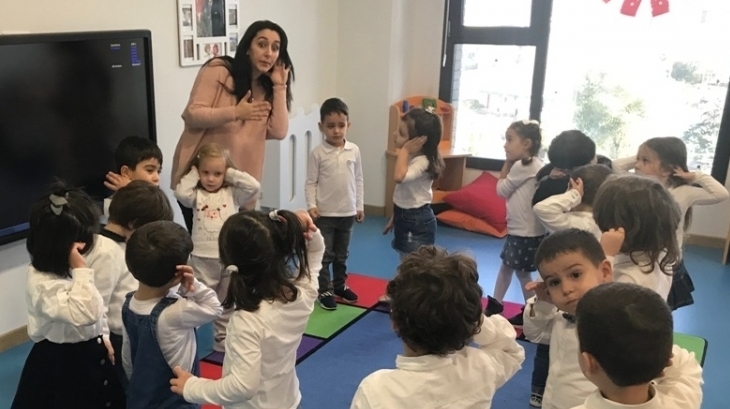 Okul Öncesi Deniz Yıldızları Sınıfı Öğrencileri Drama Dersinde