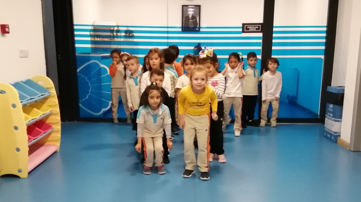 Okul Öncesi Güneş Grubu Oyun Etkinliğinde