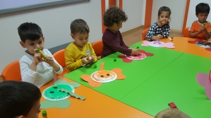 Mercan Grubu Sanat Etkinliği Dersinde