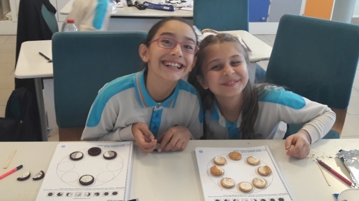 Okyanus İncek Ortaokulunda Ay'ın Evreleri Etkinliği