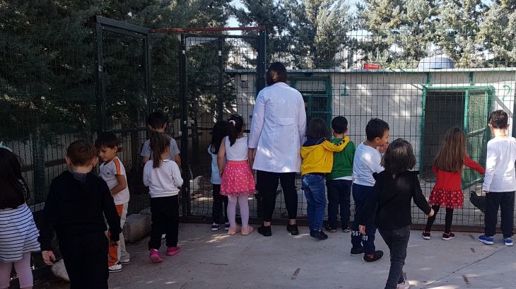 Okyanus Koleji Gökkuşağı Sınıfı Öğrencileri 4 Ekim Hayvanları Koruma Gününde Okulumuzda Bulunan Hayvanat Bahçesini Ziyaret Ettiler.