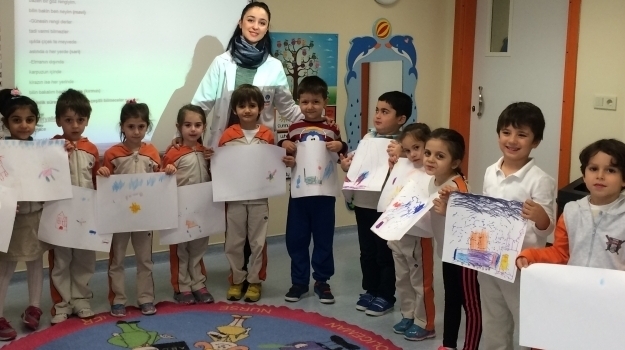 Sancaktepe Okul Öncesi Gezegenler Grubu Öğrencileri Sanat Etkinliğinde