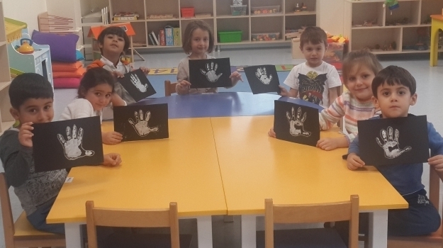 Sancaktepe Okul Öncesi İnciler Grubu Öğrencileri Sanat Etkinliğinde