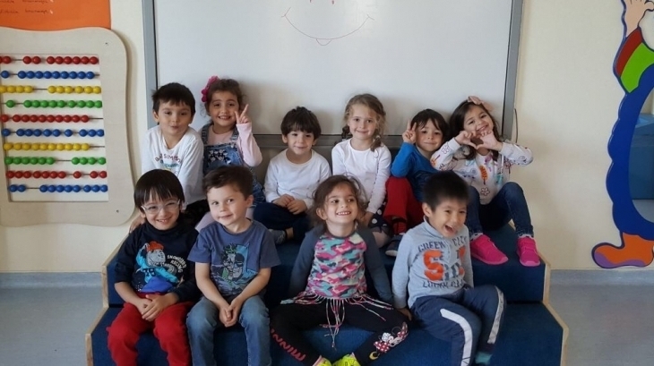 Sancaktepe Okyanus Koleji Okul Öncesi Balıklar Grubu Öğrencileri Okuma Yazmaya Hazırlık Etklinliğinde