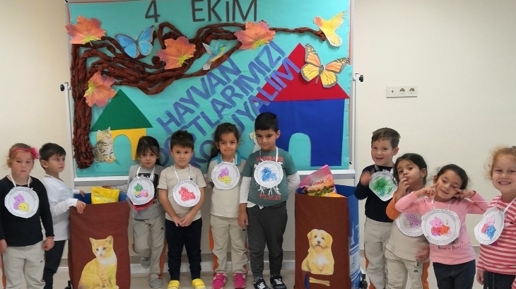 Sancaktepe Okyanus Koleji Okul Öncesi Balıklar Grubu Öğrencileri Sanat Etkinliğinde