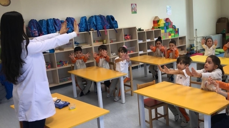 Sancaktepe Okyanus Koleji Okul Öncesi Gezegenler Grubu Öğrencileri Fen Doğa Etkinliğinde