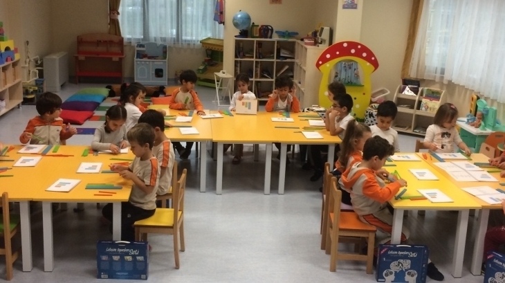 Sancaktepe Okyanus Koleji Okul Öncesi Yıldızlar Grubu Öğrencileri Düşünme Becerileri Etkinliğinde