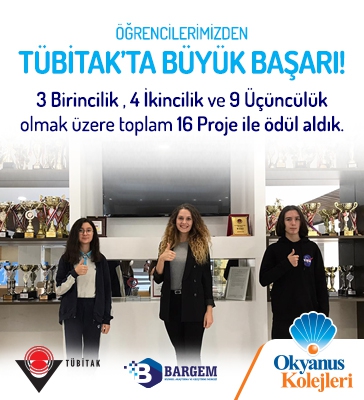 TÜBİTAK 14. Ortaokul Öğrencileri Araştırma Projeleri Bölge Finallerinde Öğrencilerimizin Büyük Başarısı