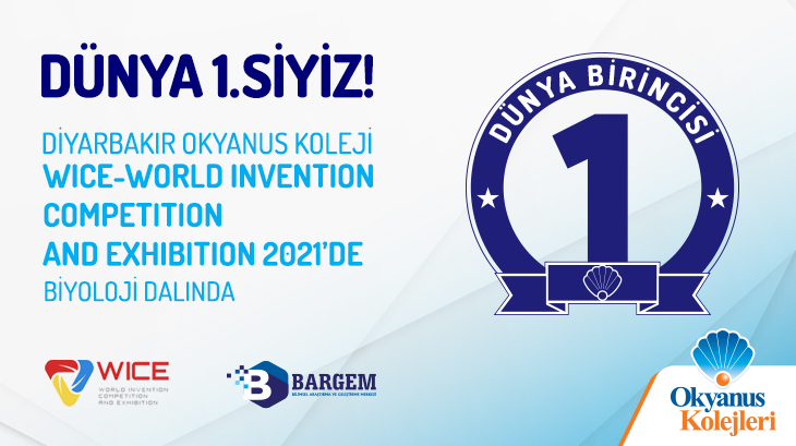 World Invention Competition And Exhibition (WICE) 2021’de Biyoloji Dalında Dünya Birinciliği
