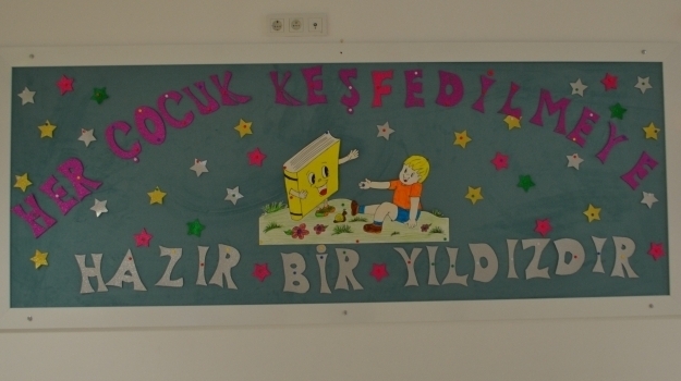 Antalya Okyanus Kolejinde Etkili Öğrenmede Öğrencilerimiz İçin Sınıf Panolarımız Hazırlandı