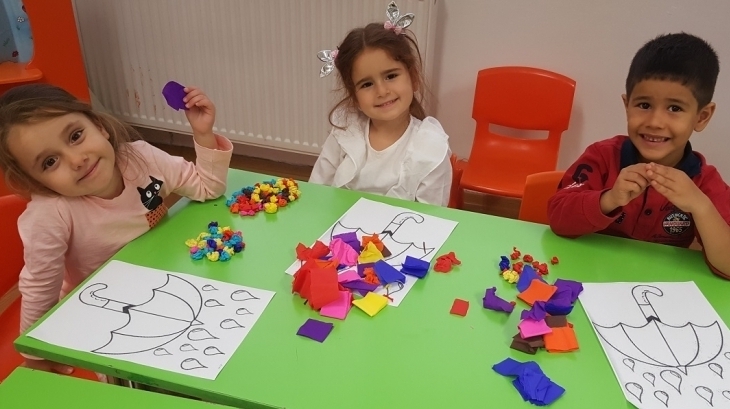 Bahçelievler Okul Öncesi Mercan Grubu Sanat Etkinliğinde