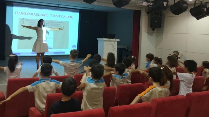 Bahçelievler Okyanus Koleji İlkokulu 1.Sınıf öğrencilerine “Mahremiyet Eğitimi”