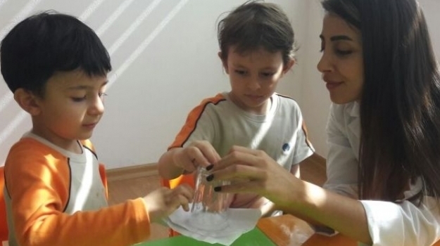 Bahçelievler Okyanus Okul Öncesi İstiridye Grubu Fen ve Matematik Dersinde