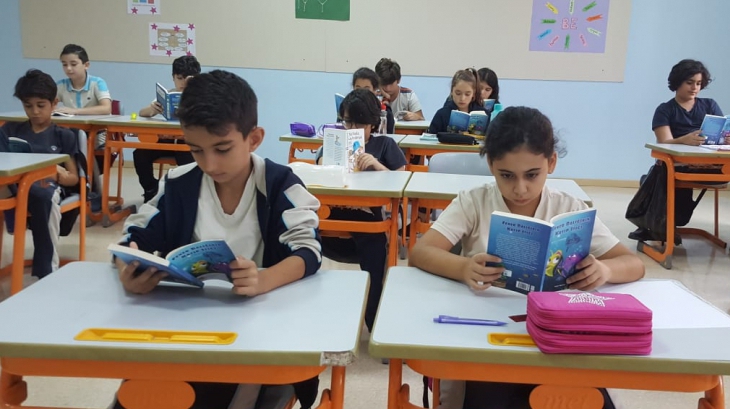 Bahçeşehir Okyanus Koleji Ortaokul Kademesi Kitap Okuma Etkinliği