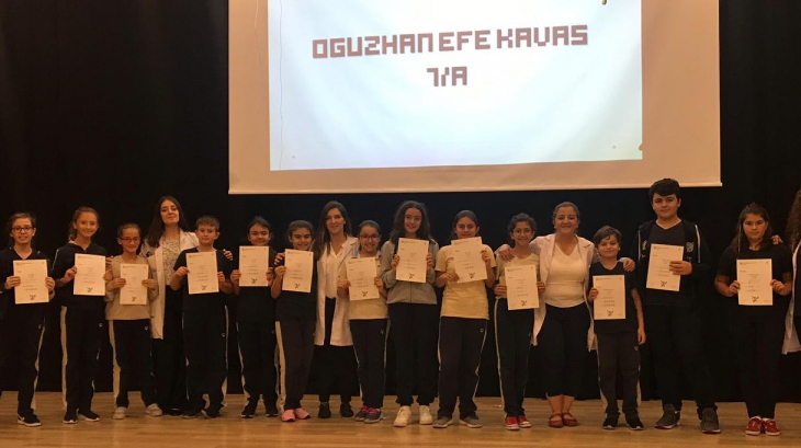 Bayrampaşa Okyanus Ortaokulu Cambridge Sertifika Töreni