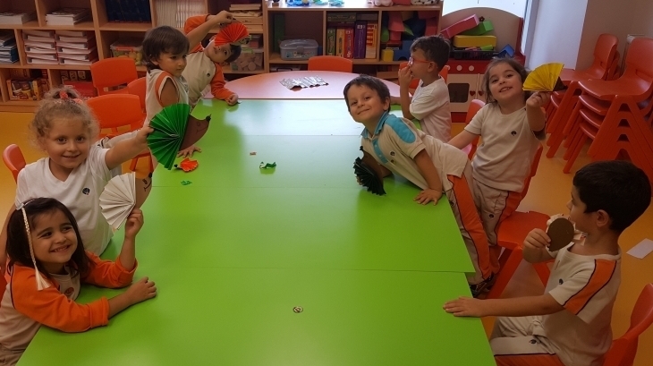 Beykent Okyanus Koleji Okul Öncesi Balıklar Grubu Ögrencileri Sanat  Etkinliğinde