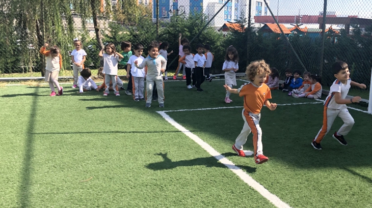 Beykent Okyanus Koleji Okul Öncesi Balıklar Sınıfı Beceri Koordinasyon  Dersinde