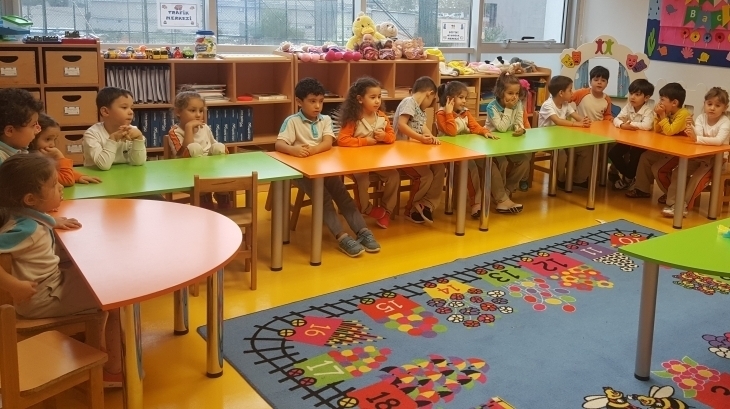 Beykent Okyanus Koleji Okul Öncesi Güneş  Grubu Öğrencileri Fen ve Doğa Etkinliğinde