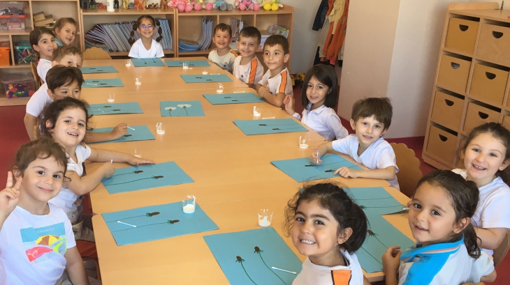 Çekmeköy Okyanus Koleji Okul Öncesi Yıldızlar Grubu Sanat Etkinliğinde