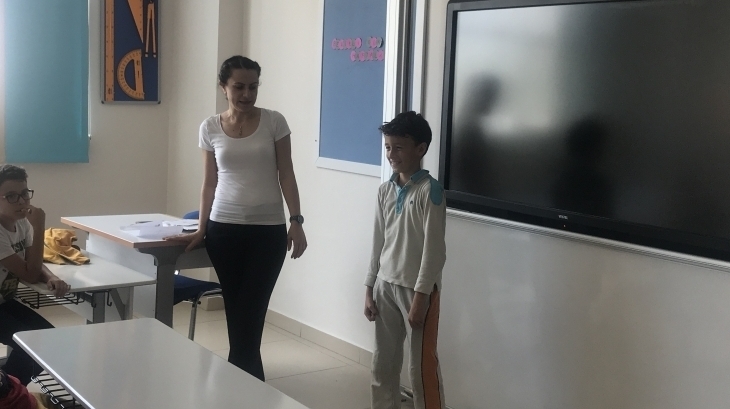 Eryaman Okyanus Koleji İlkokul Kademesi 4. Sınıf Öğrencileri Oryantasyon Haftasında İngilizce Dersinde