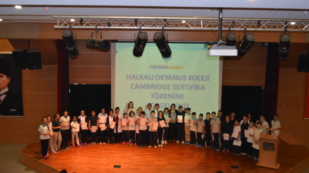 Halkalı Okyanus Kolejinde Cambridge Sertifika Töreni Heyecanı Yaşandı