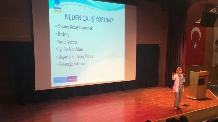 Halkalı Okyanus Koleji Ortaokul Kademesi ''Verimli Etkili Ders Çalışma ve Zaman Yönetimi” Semineri Gerçekleştirdi.
