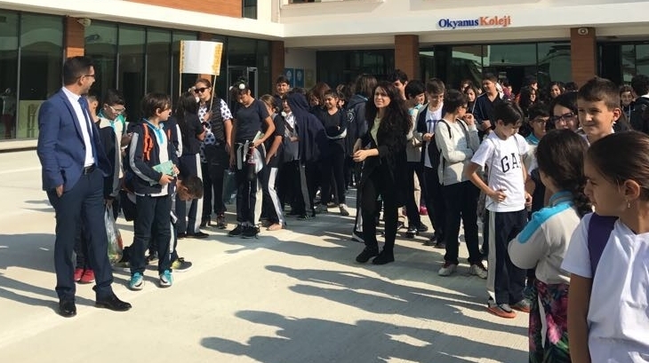 Ortaokul Kademesi Okuma Etkinliğini Açık Havada Yapıyor!