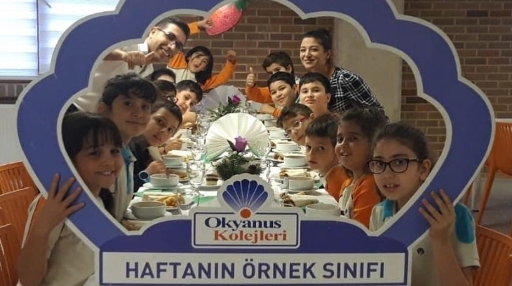 İncek Okyanus Kolejinde Haftanın Örnek Sınıfı Seçildi.