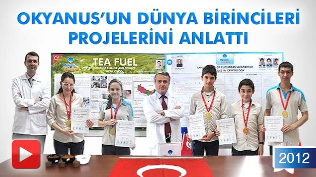İşte Okyanus'un Dünya Birincisi Öğrencileri