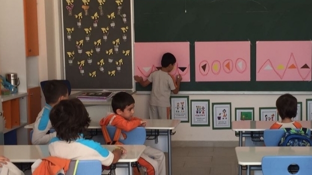 Kemerburgaz Okyanus Koleji 1.Sınıflarda Çizgi Çalışmaları Yapıldı