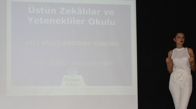 Kemerburgaz Okyanus Kolejinde Velilerimize Üstün Zekalılar İlkokulumuzu Tanıttık