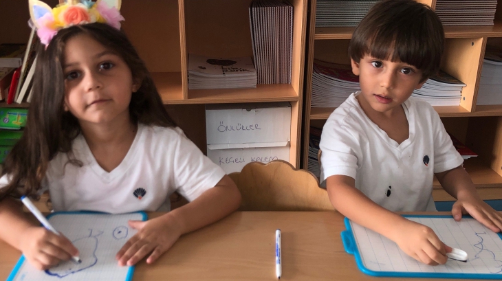 Mimarsinan Okyanus Koleji Okul Öncesi Mercanlar Grubu Sanat Etkinliğinde