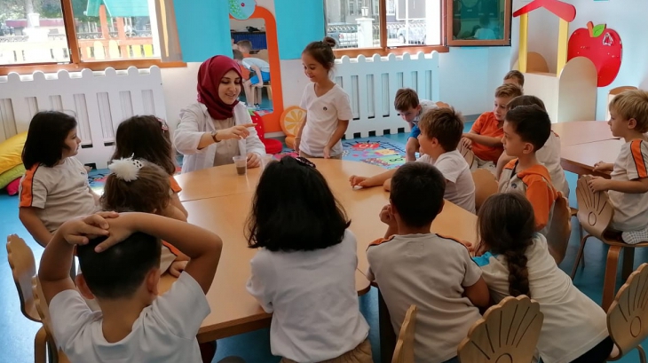 Mimarsinan Okyanus Koleji Okul Öncesi Yıldızlar Grubu Fen ve Doğa Etkinliğinde