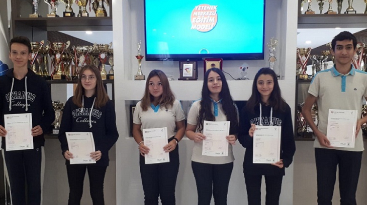 Öğrencilerimiz Cambridge Sınavı Sertifikalarını Aldılar