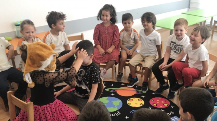 Okul Öncesi Yıldızlar Grubu Oyun Dersinde