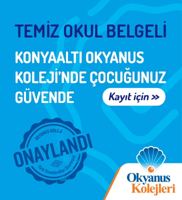 Temiz Okul Belgeli Konyaaltı Okyanus Koleji'nde Çocuğunuz Güvende