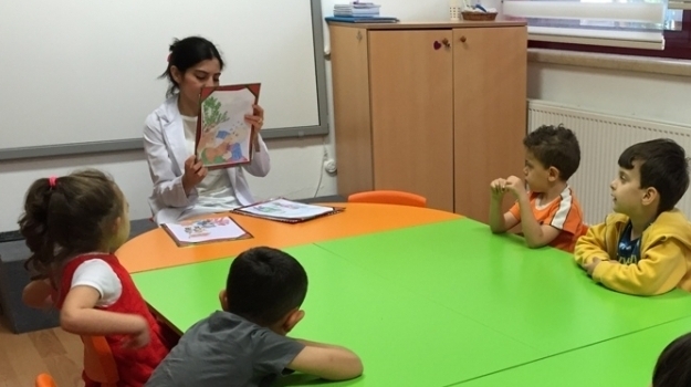 Bahçelievler Okyanus Okul Öncesi Balıklar Grubu Türkçe Dil Etkinliği Dersinde