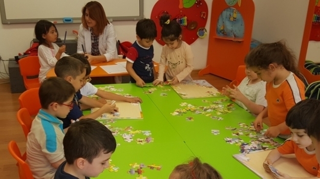 Bahçelievler Okyanus Okul Öncesi İnciler Grubu Bilingual Derslerinde Değerlendirme Çalışması Yaptılar