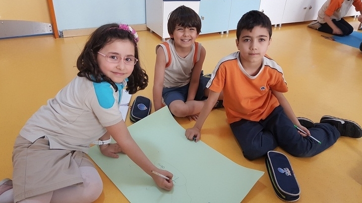 Bahçeşehir Okyanus Koleji Üstün Zekâlılar ve Yetenekliler İlkokulu 2-E Sınıfı ‘Zihin Haritası’ Etkinliğinde.