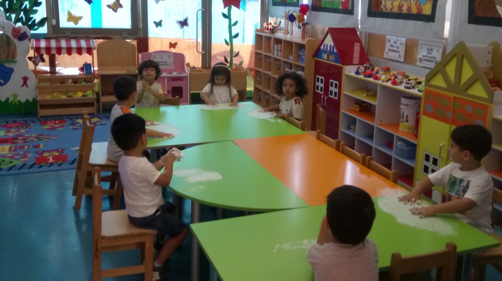 Beykent Okyanus Koleji Okul Öncesi Çiçekler Sınıfı Serbest Zaman Etkinliğinde