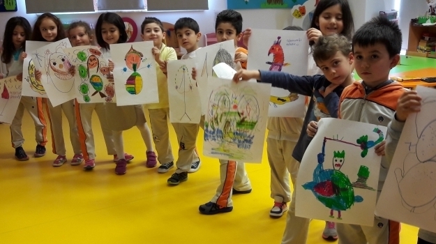 Beykent Okyanus Koleji Okul Öncesi Gökkuşağı Grubu Öğrencileri Sayılarla Eğleniyor