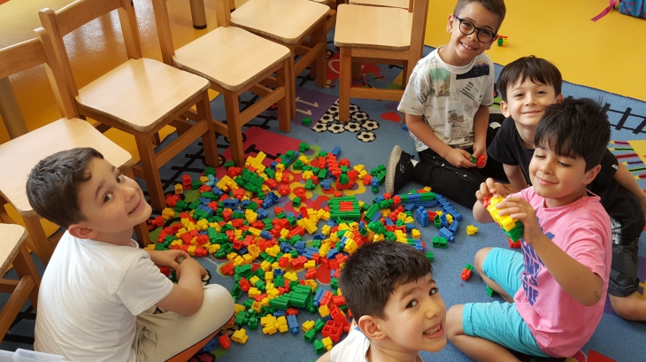 Beykent Okyanus Koleji Okul Öncesi Güneş  Grubu Öğrencileri Oyun Etkinliğinde