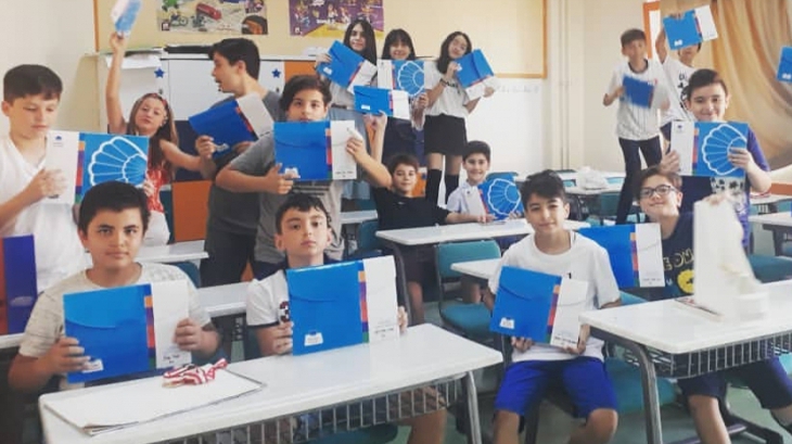 Beylikdüzü Okyanus Koleji Ortaokul Kademesinde Karne Heyecanı