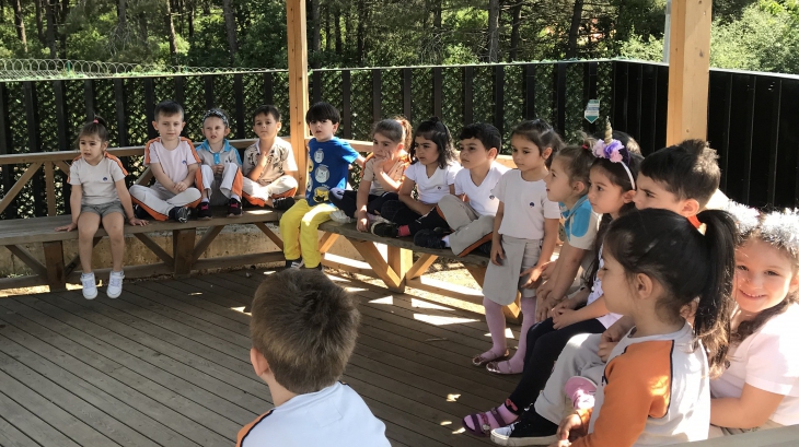 Çekmeköy Okyanus Koleji Okul Öncesi Balıklar Grubu Türkçe Etkinliğinde