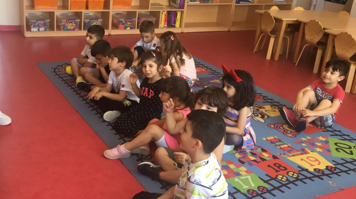 Çekmeköy Okyanus Koleji Yıldızlar Grubu İngilizce Dersinde