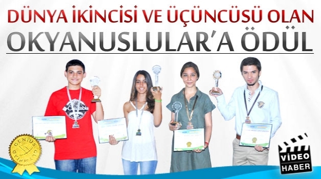 Dünya İkinci ve Üçüncüsü Genç Mucitlerin Ödül Töreni